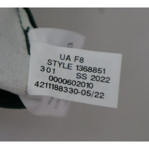 Under Armour 1368851 301 UA F8 Mens Size XL Green Silver Football Skill Gloves - Picture 4 of 9